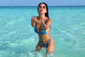 Nicole Scherzinger Looks 'So Hot' in Blue String Bikini