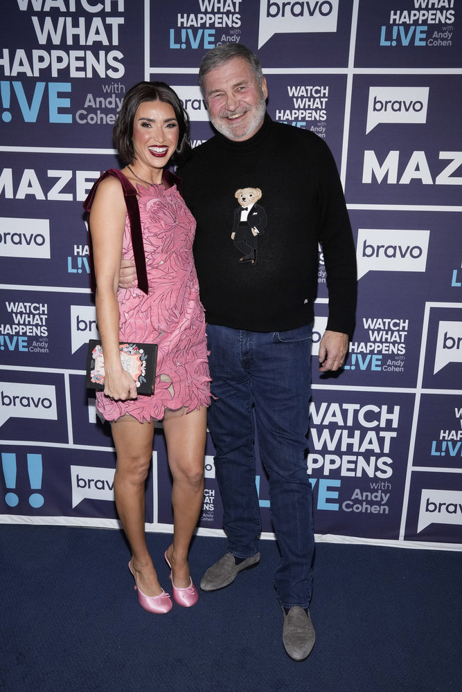 Bronwyn Newport and Todd Bradley backstage at Watch What Happens Live