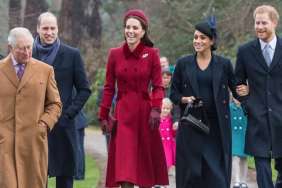 Prince Charles, Prince William, Catherine, Meghan, and Prince Harry
