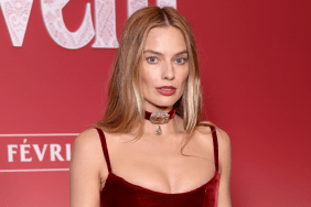 Margot Robbie Dons Maison Margiela Skirt Set With Fascinating Boots